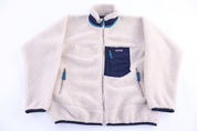 Patagonia Logo Patch Full Zip Sherpa Jacket