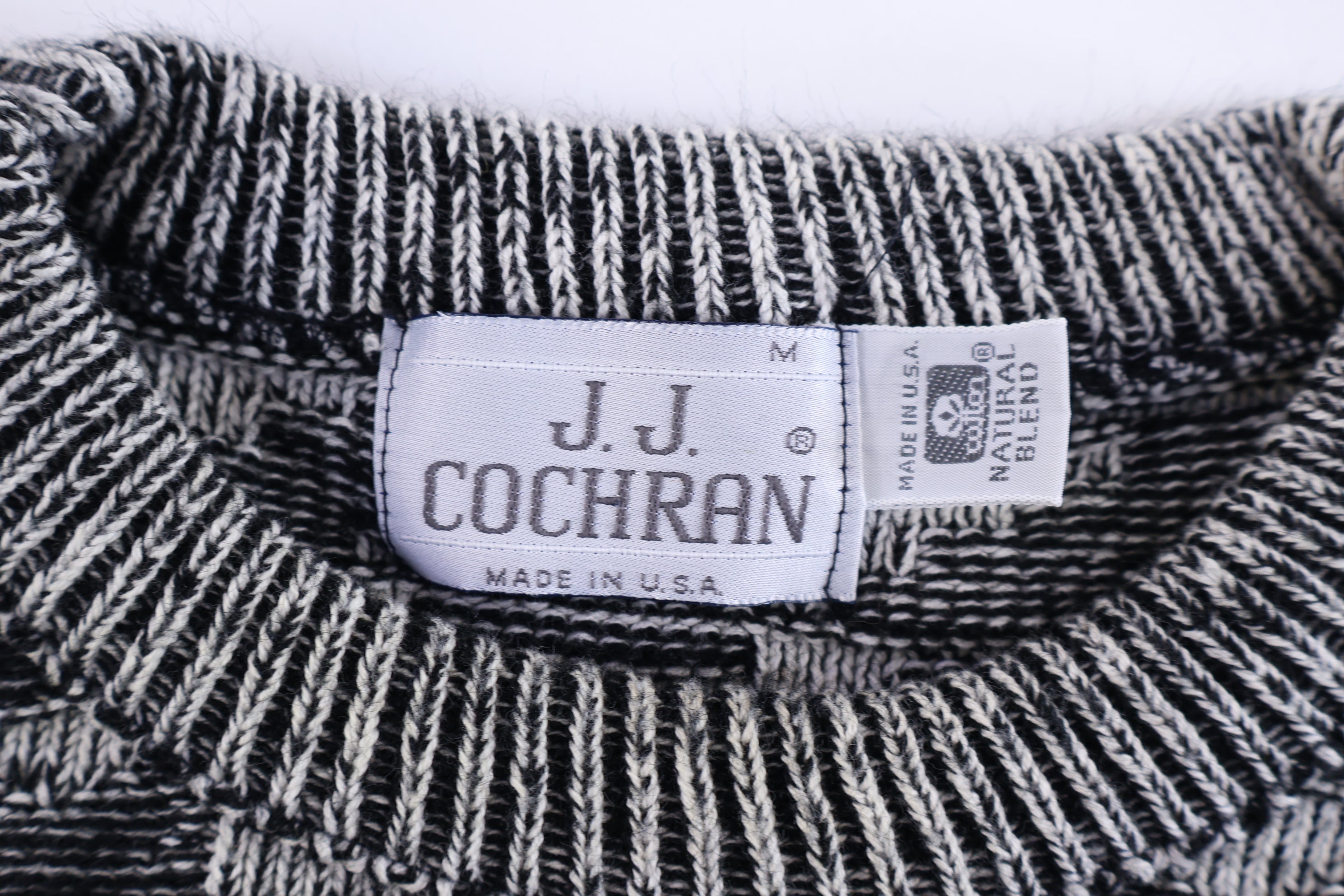 90's J. J. Cochran Multipattern Knit Sweater