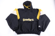 Vintage Starter Pittsburgh Steelers Football Puffer Jacket