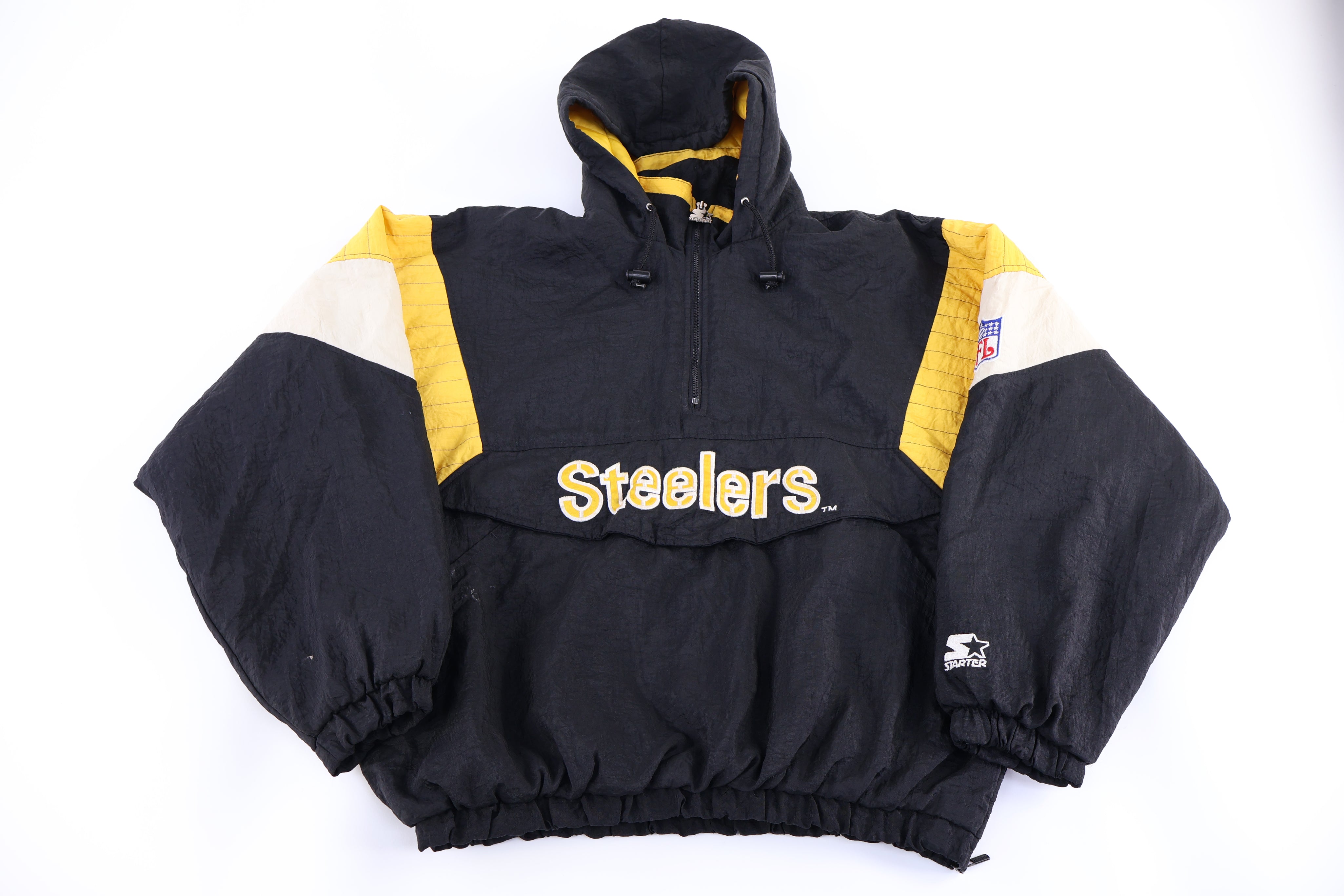 Vintage Starter Pittsburgh Steelers Football Puffer Jacket