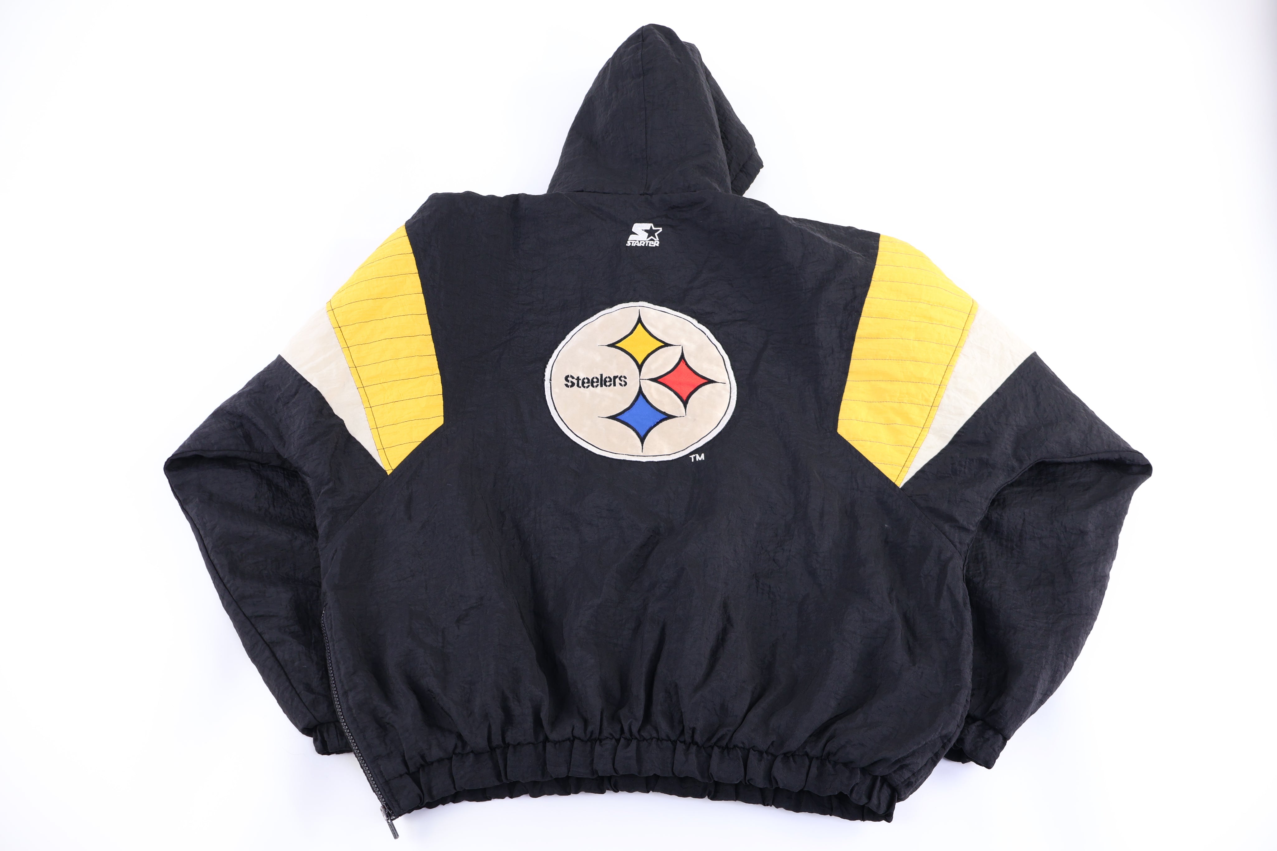 Vintage Starter Pittsburgh Steelers Football Puffer Jacket