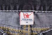 True Religion Dark Wash Denim Shorts