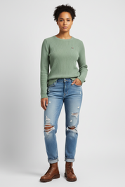 Women's Polo Ralph Lauren Green Pullover Sweater