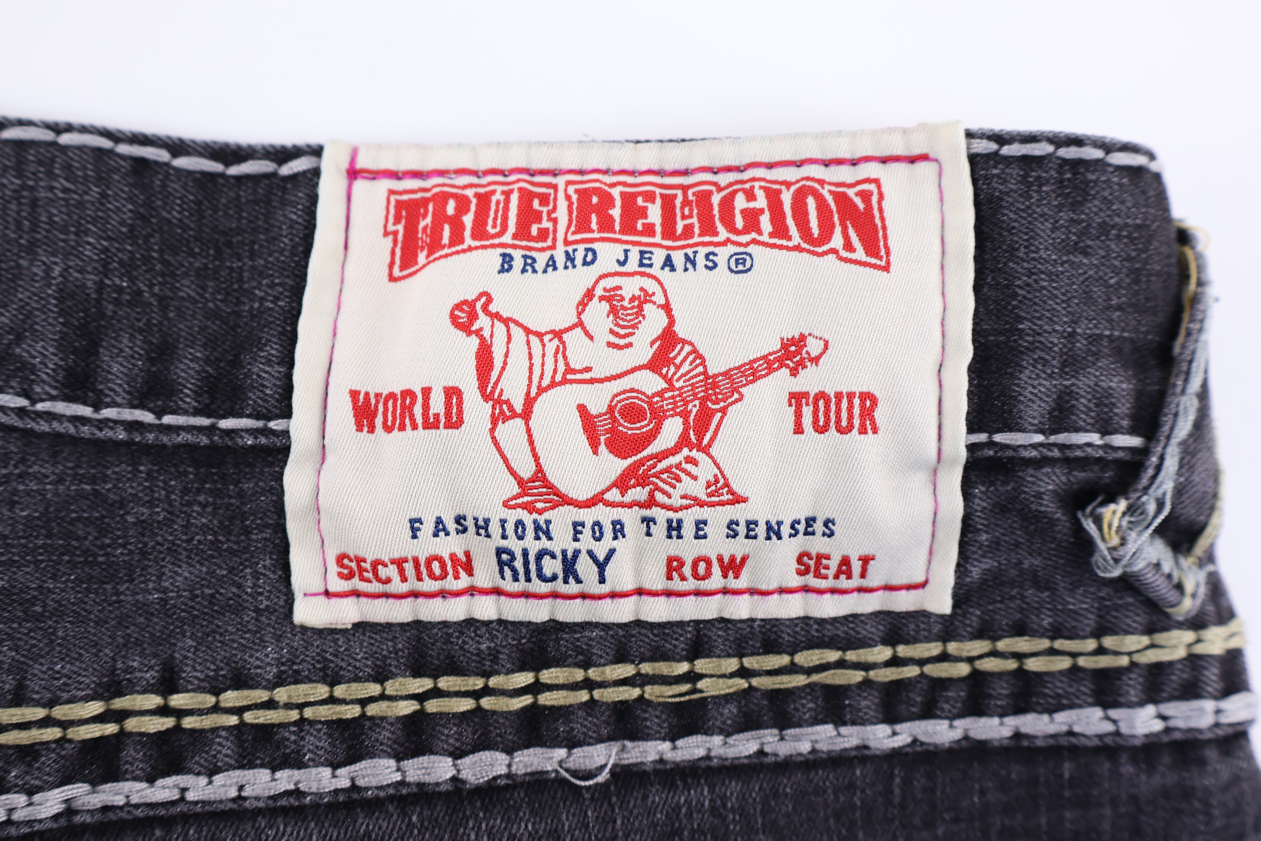 True Religion Dark Wash Denim Shorts