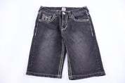 True Religion Dark Wash Denim Shorts