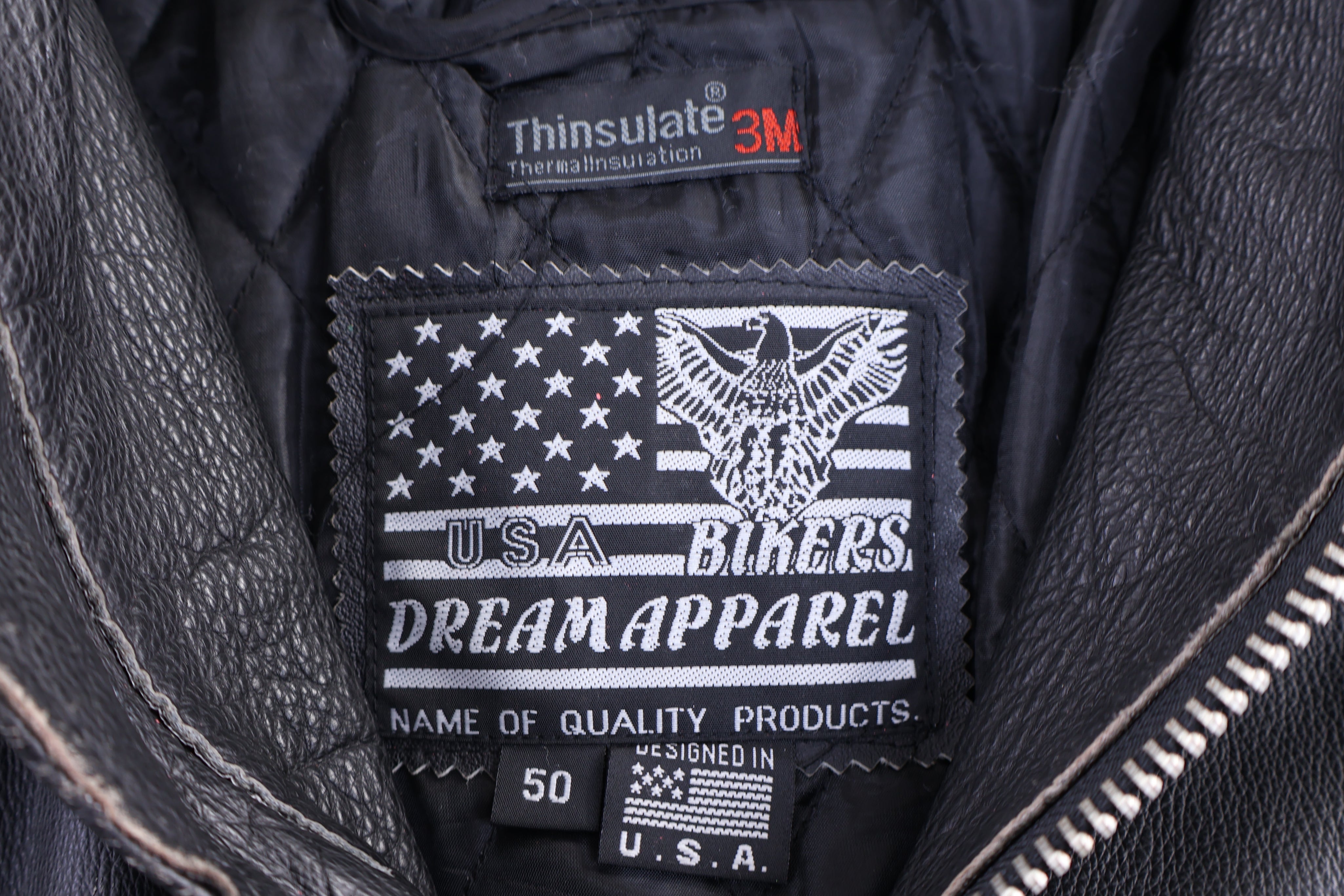 Dream Apparel Full Zip Leather Jacket