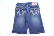 True Religion Dark Wash Denim Shorts