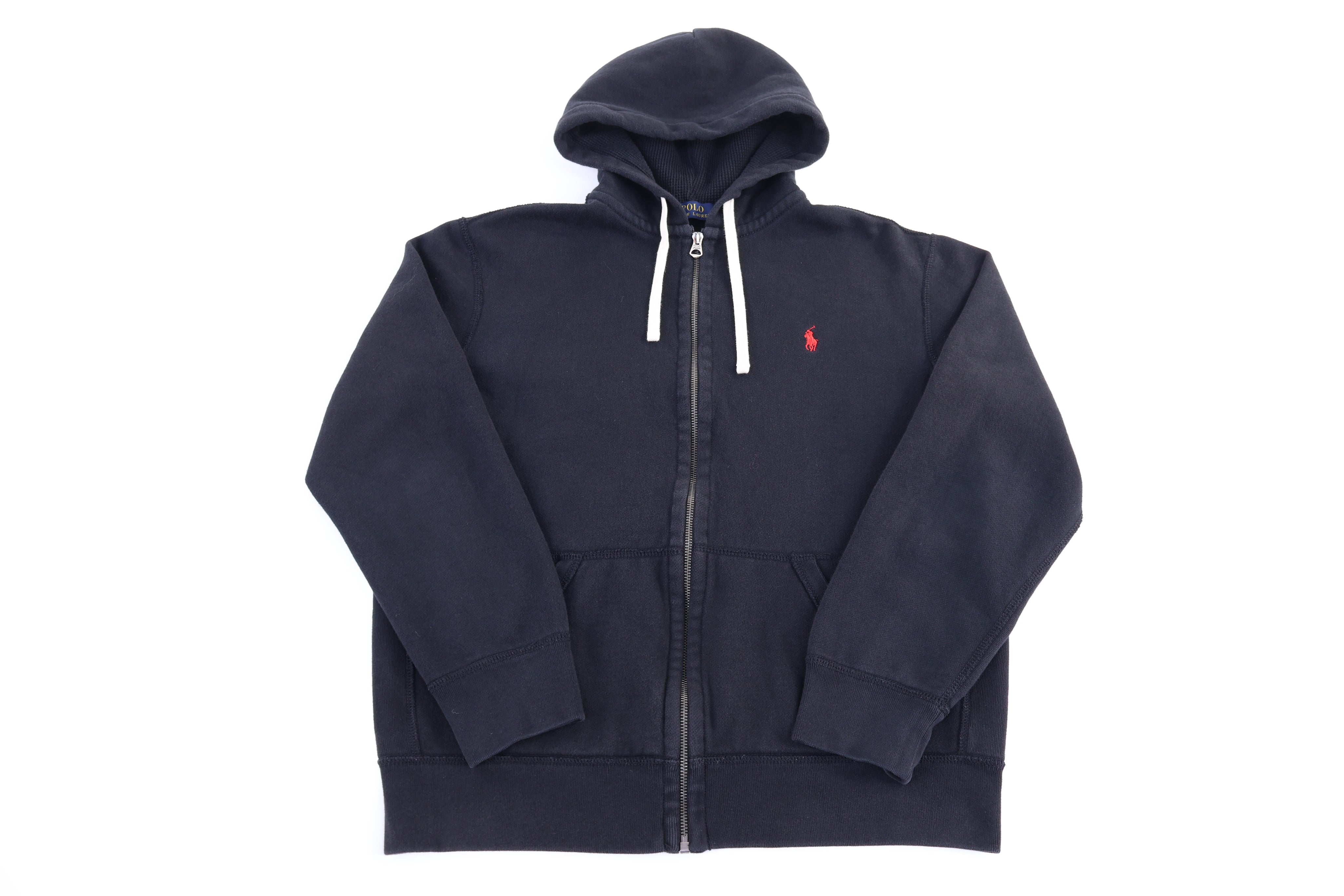 Polo Ralph Lauren Embroidered Logo Black Full Zip Jacket