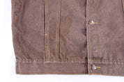 Vintage Varcity Brown Lightweight Jacket