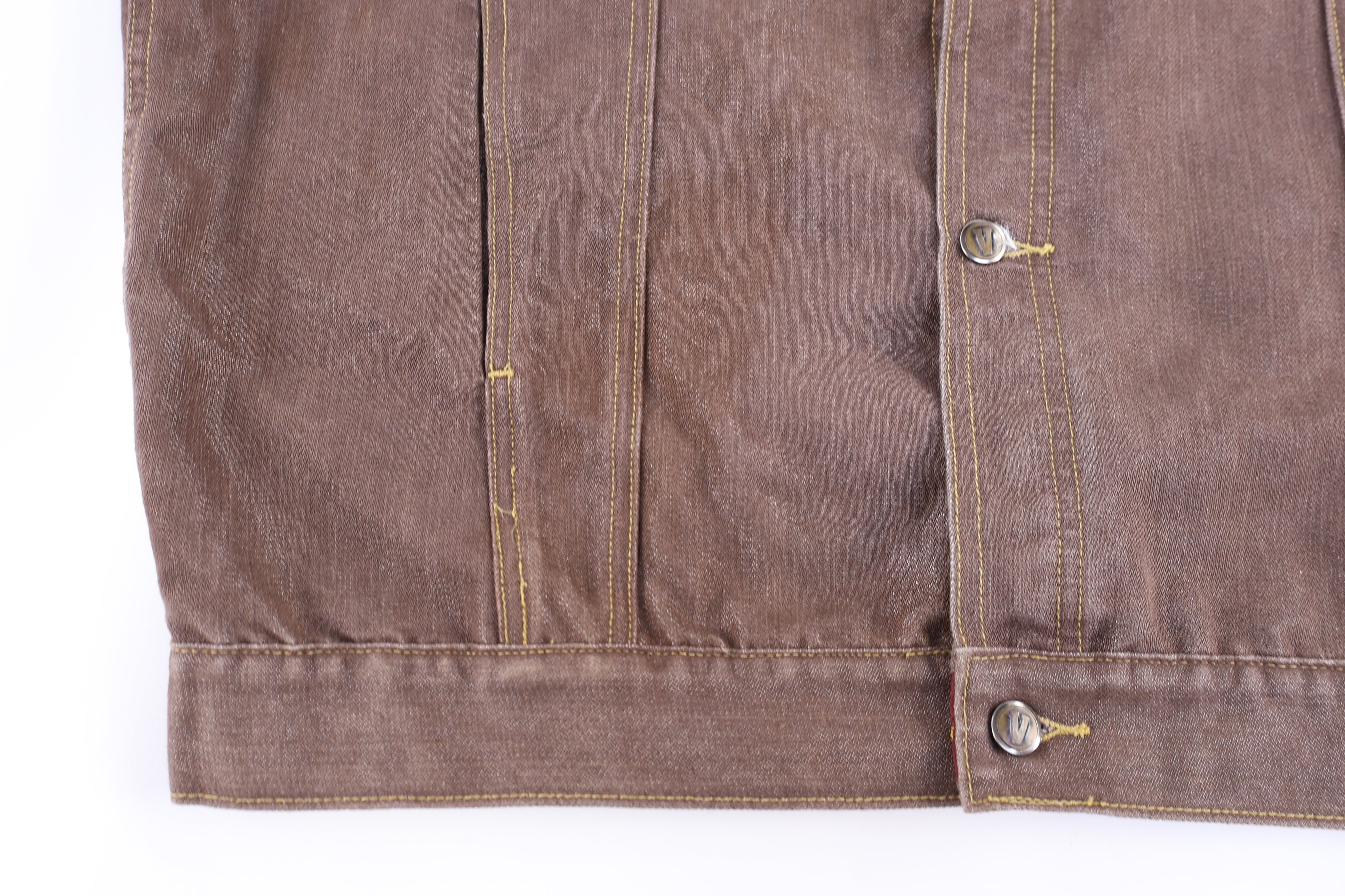 Vintage Varcity Brown Lightweight Jacket