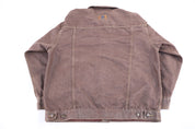 Vintage Varcity Brown Lightweight Jacket