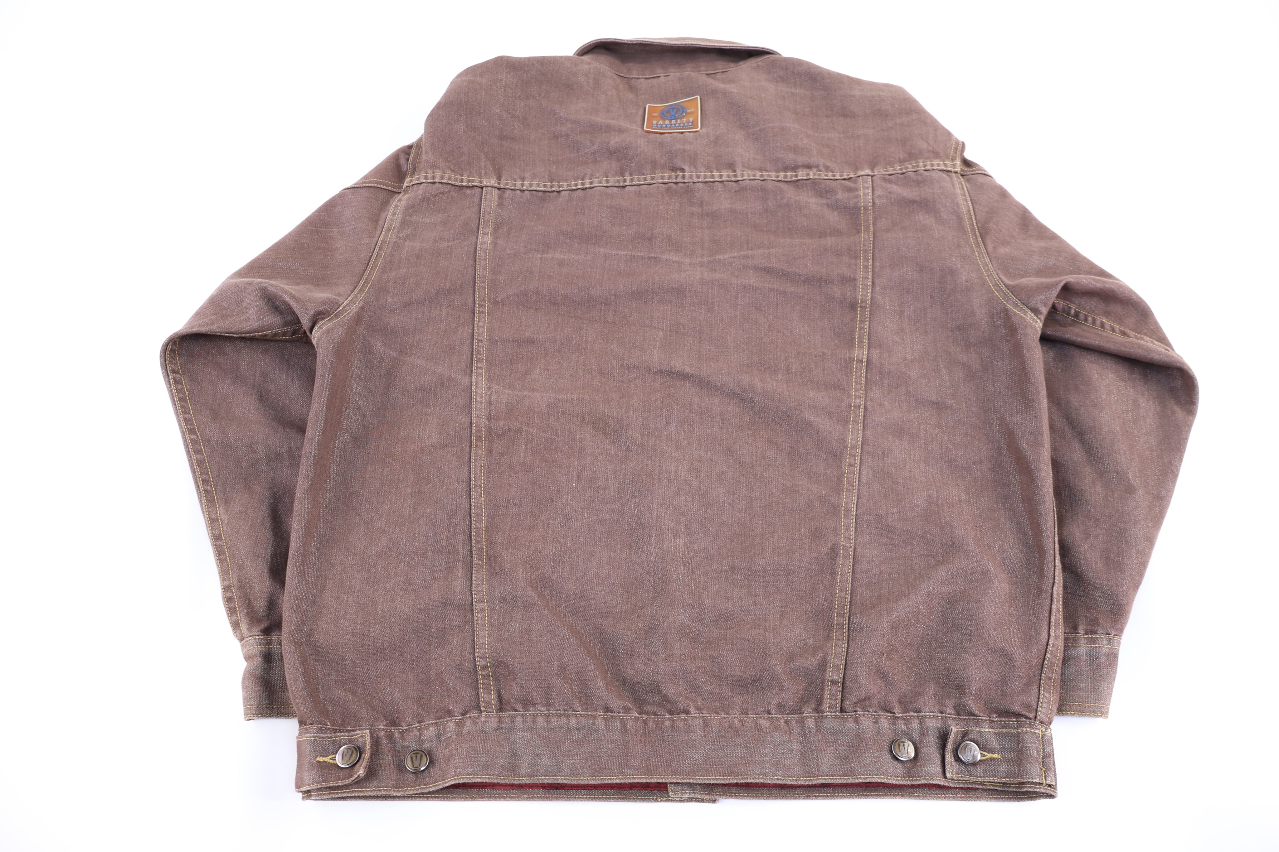 Vintage Varcity Brown Lightweight Jacket