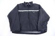 Nike Embroidered Logo Black & White Full Zip Jacket