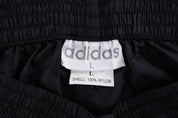 90's Adidas Logo Embroidered Black & White Pants