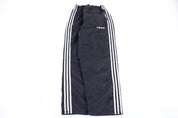 90's Adidas Logo Embroidered Black & White Pants