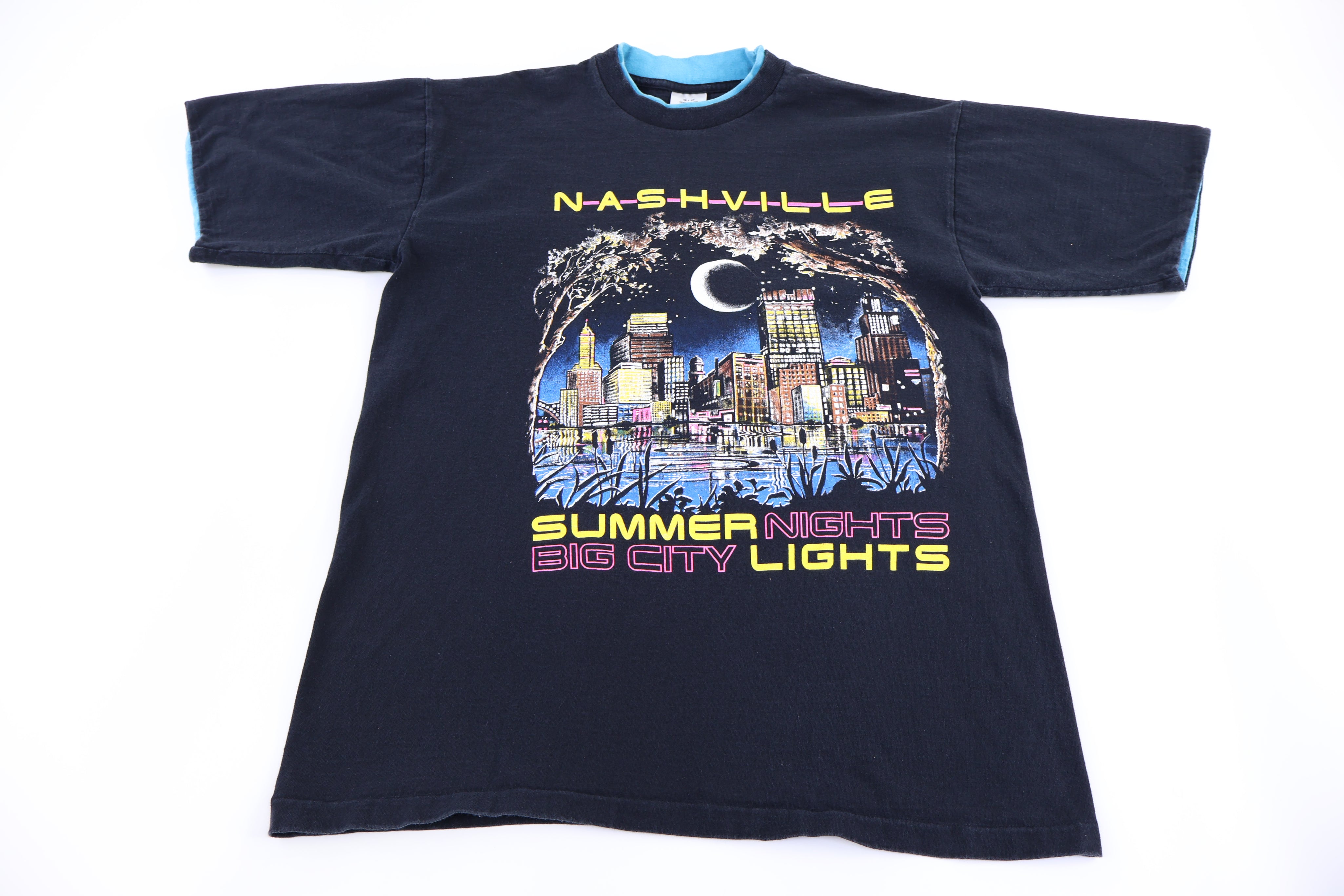 80's Nashville Summer Nights Big City Lights T-shirt