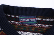90's Private Club Multicolor Knit Sweater