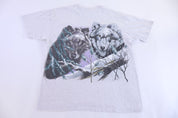 90's Wolves In Nature Graphic T-shirt