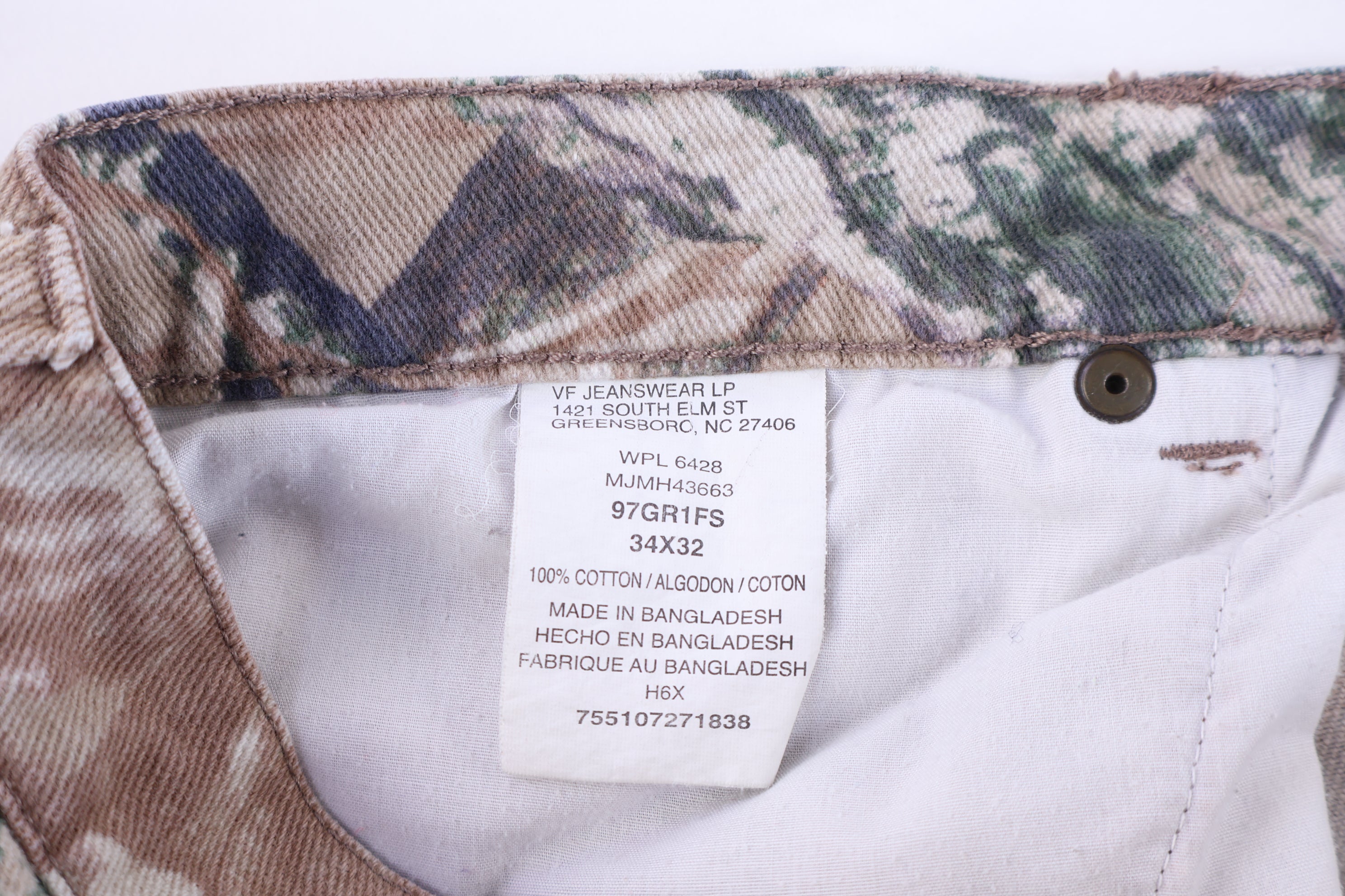 Wrangler Camouflage Denim Pants