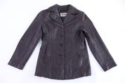 Women's Vintage Pelle Studio Brown Leather Coat
