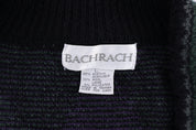 90's Bach Rach Multipatterned Knit Cardigan Sweater