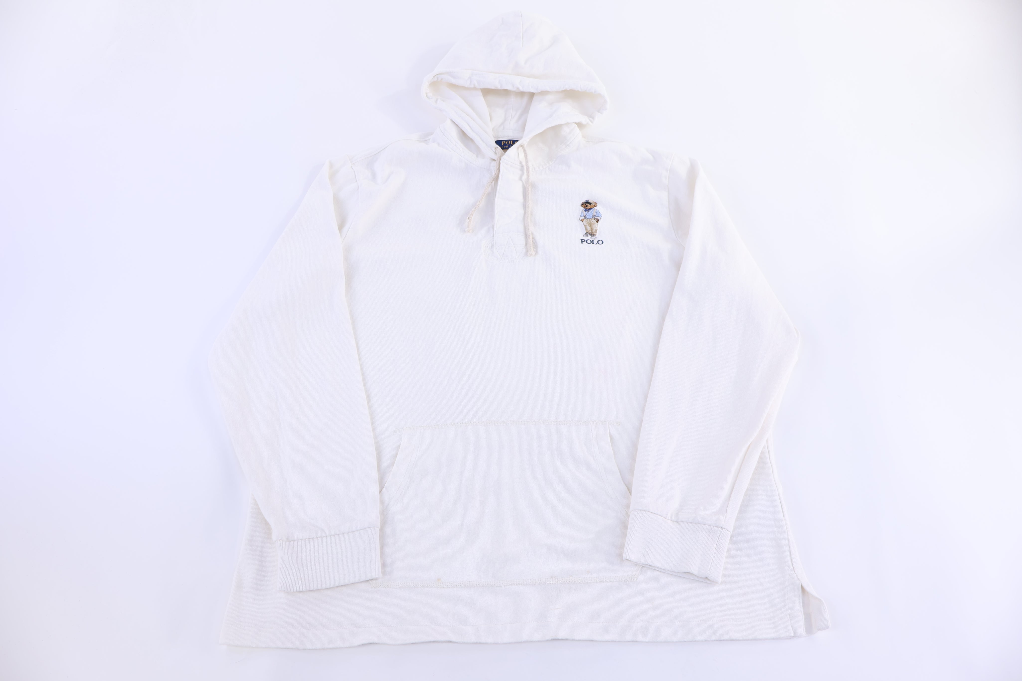 Polo Ralph Lauren Polo Bear Embroidered White Pullover