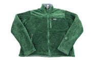 Patagonia Logo Patch Green Full Zip Jacket