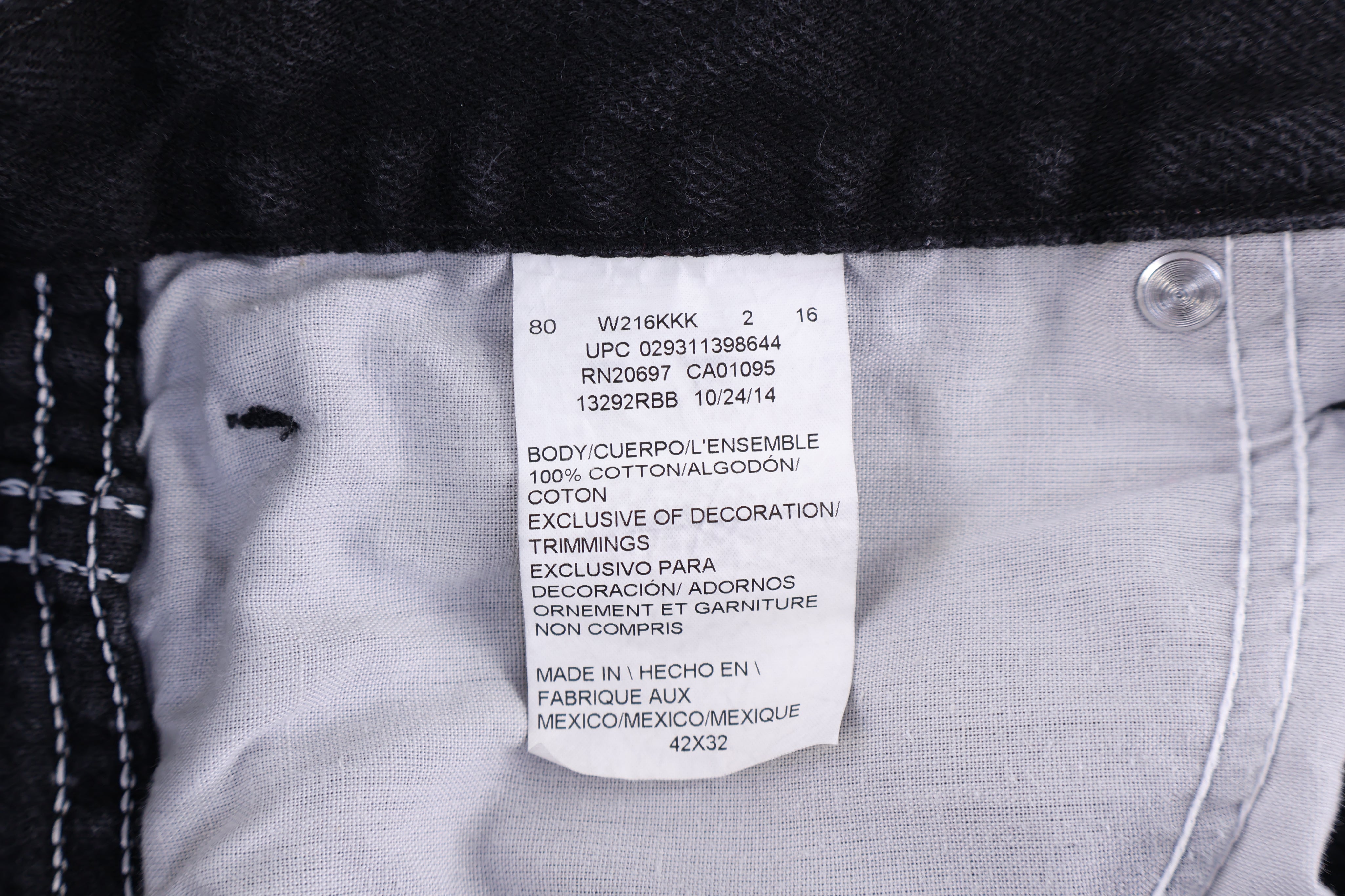 Dickies Logo Patch Black Denim Jeans