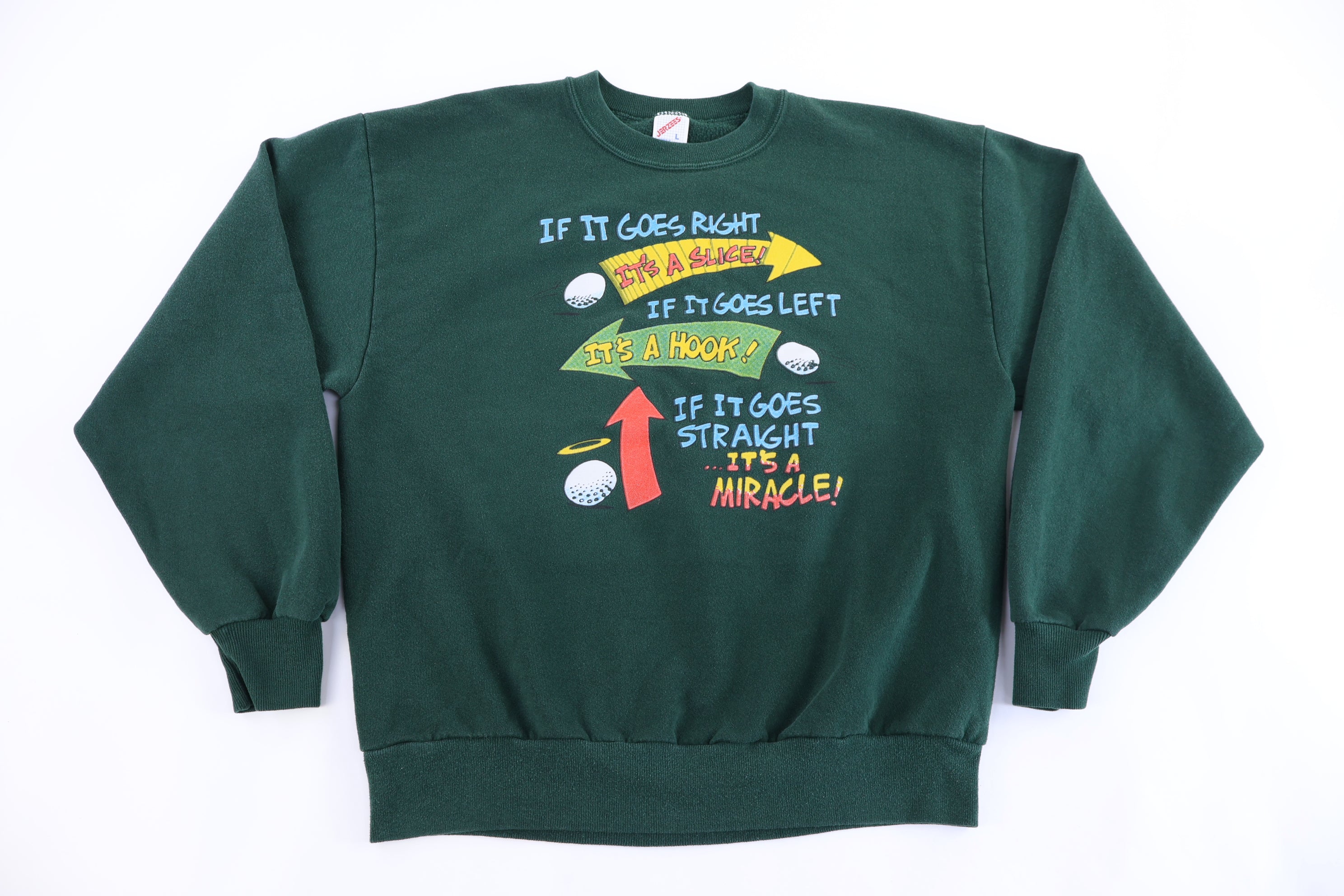90's Golf Humor Graphic Sweatshirt