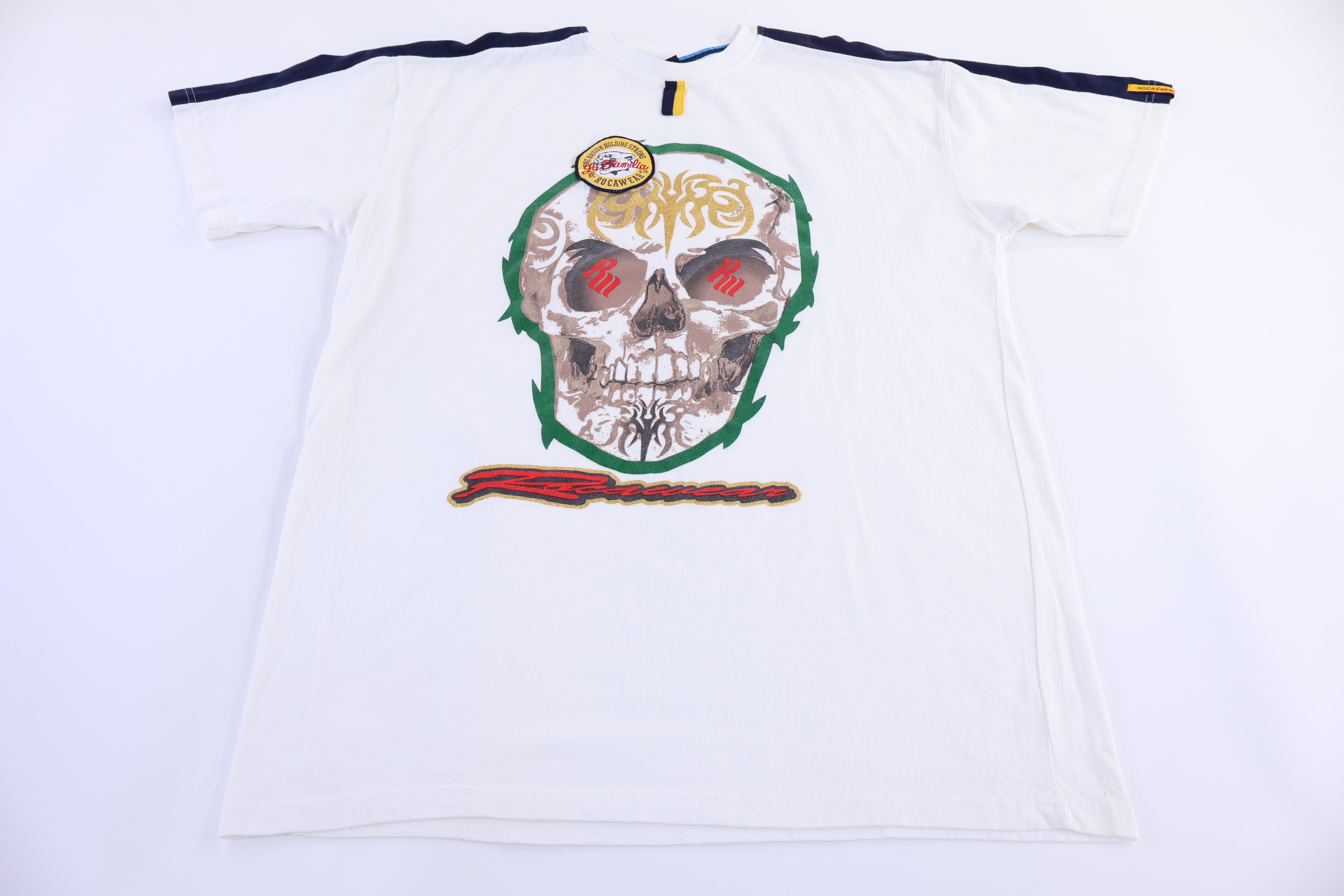 Y2K Rocawear Skull Graphic T-shirt