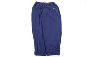 90's Nike Embroidered Logo Blue Track Pants