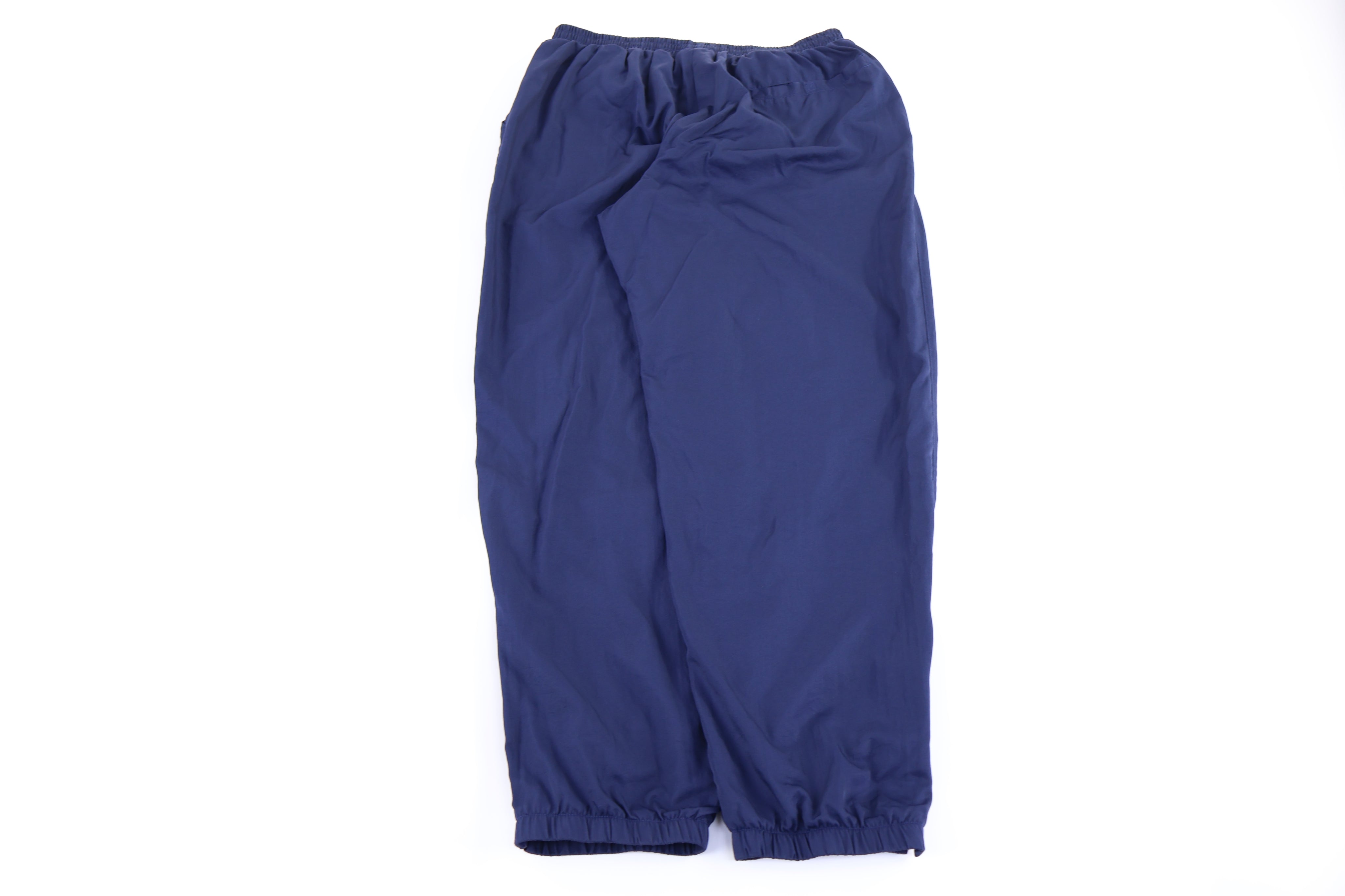 90's Nike Embroidered Logo Blue Track Pants