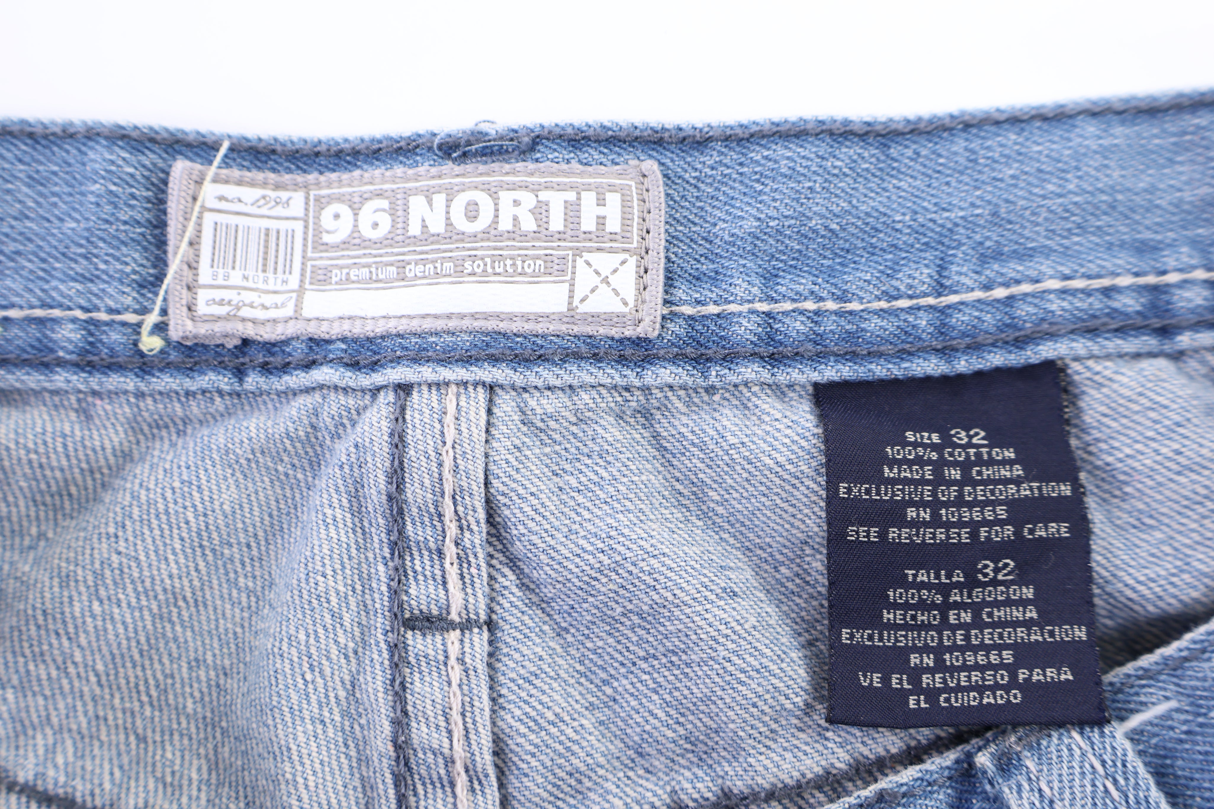 96 North Medium Wash Denim Shorts