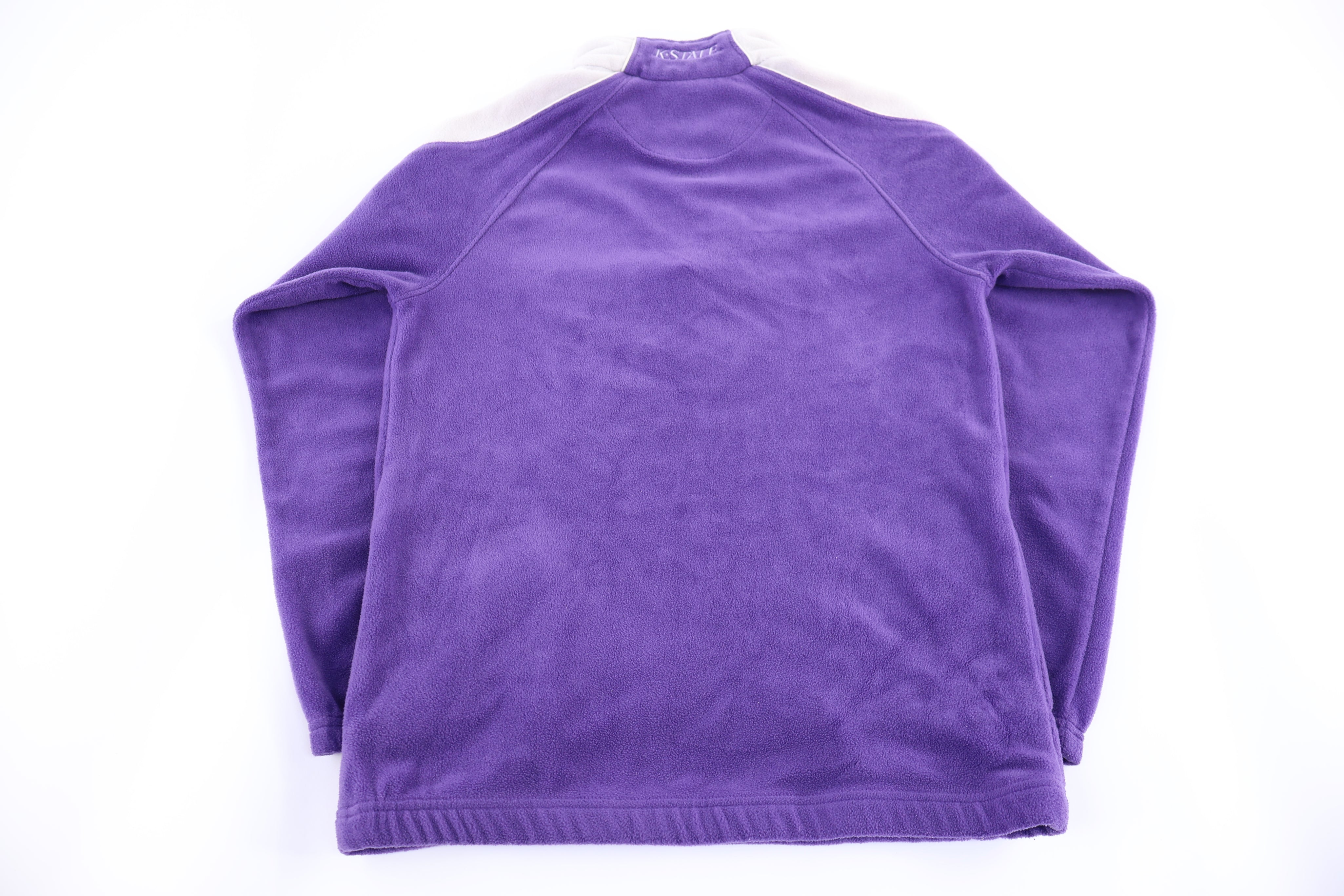 Women's Kansas State Wildcats Quarter Zip Fleece Pullover