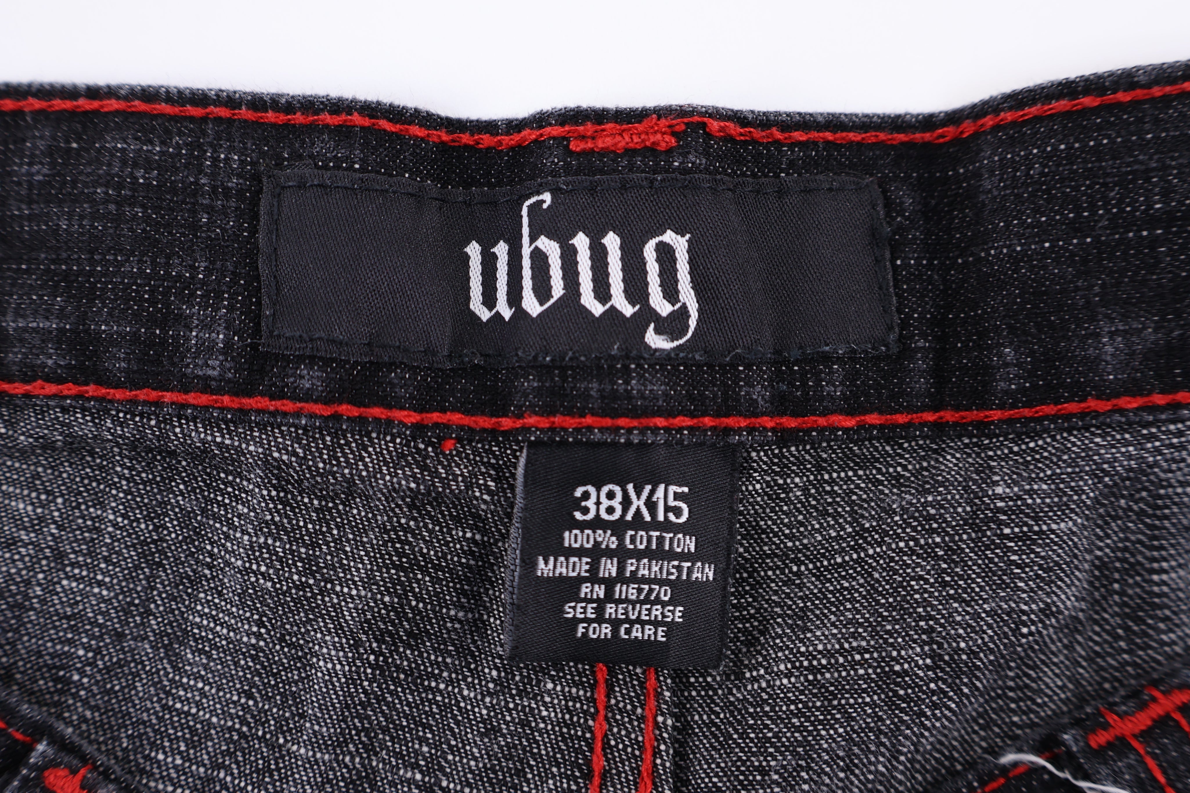Y2K UBUG Embroidered Denim Shorts