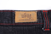 Y2K UBUG Embroidered Denim Shorts