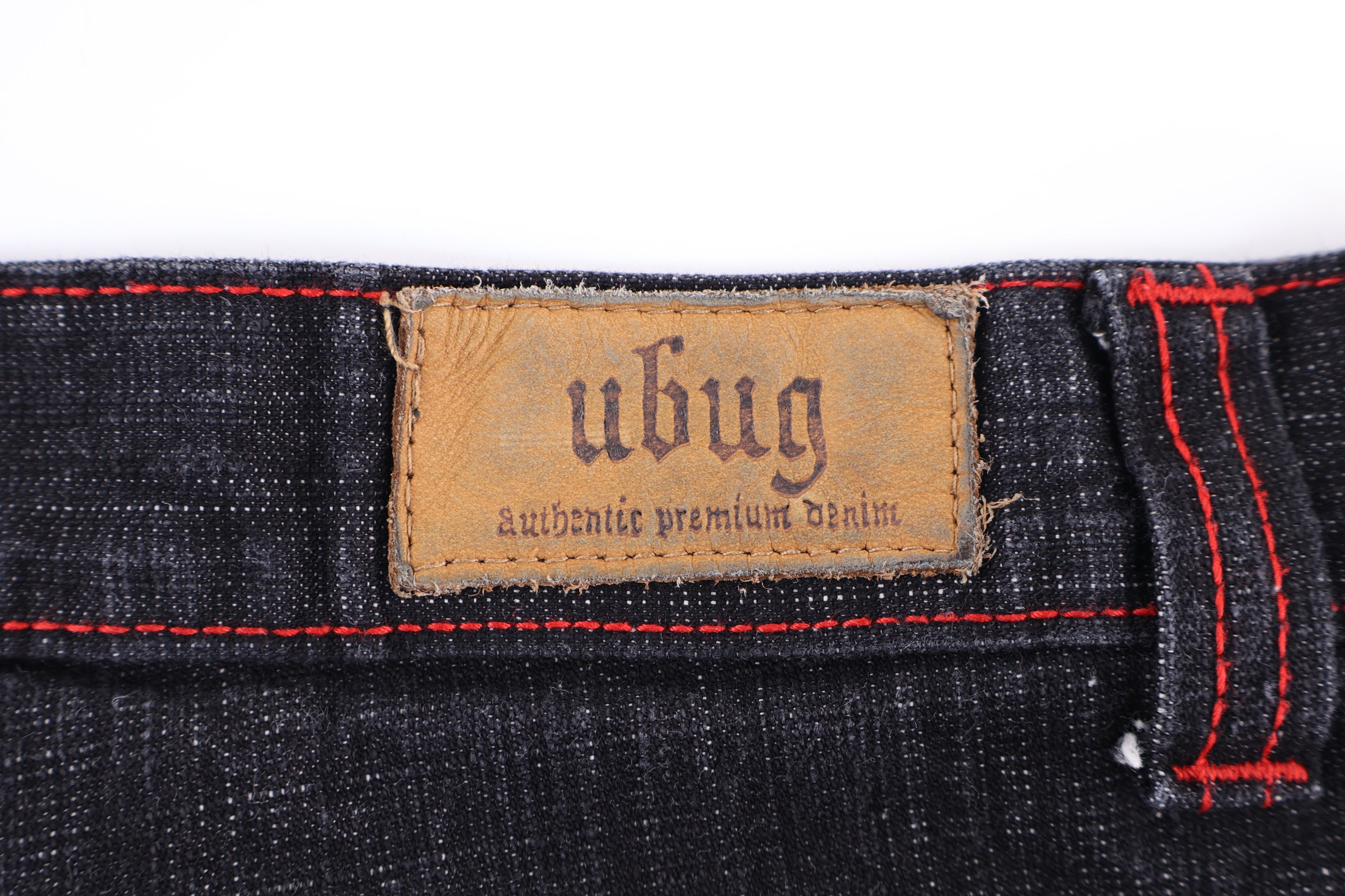 Y2K UBUG Embroidered Denim Shorts