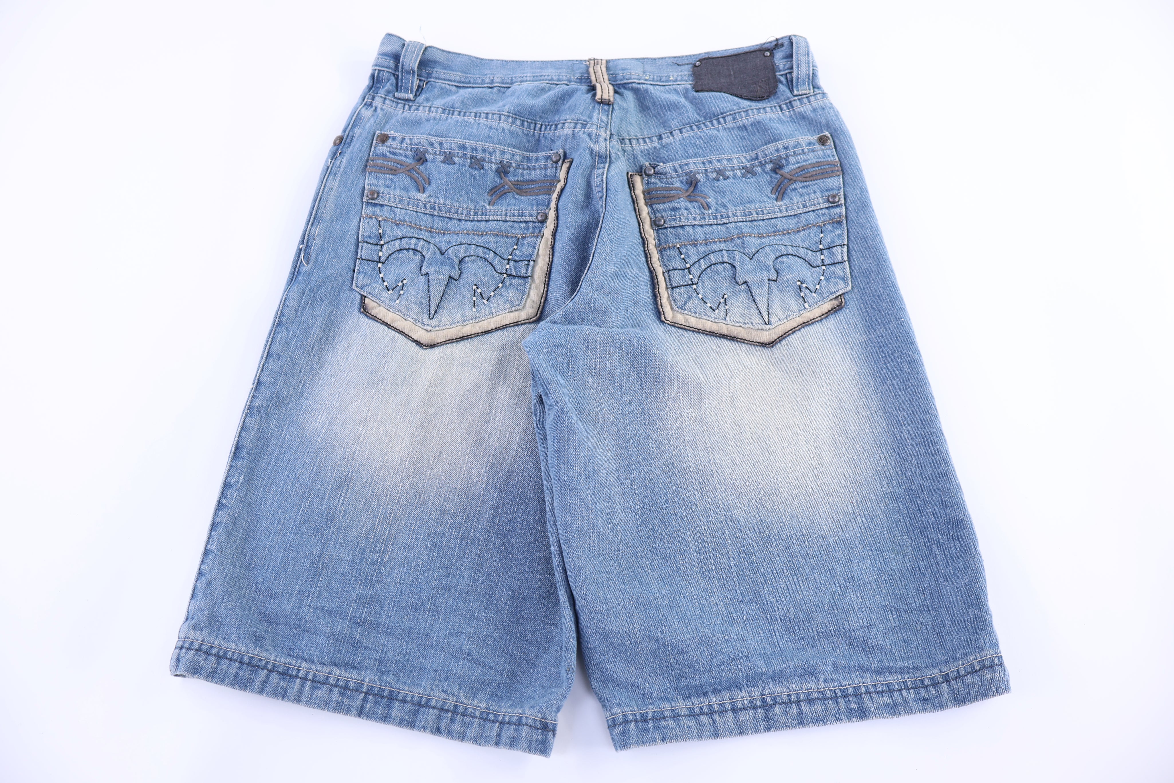 96 North Medium Wash Denim Shorts