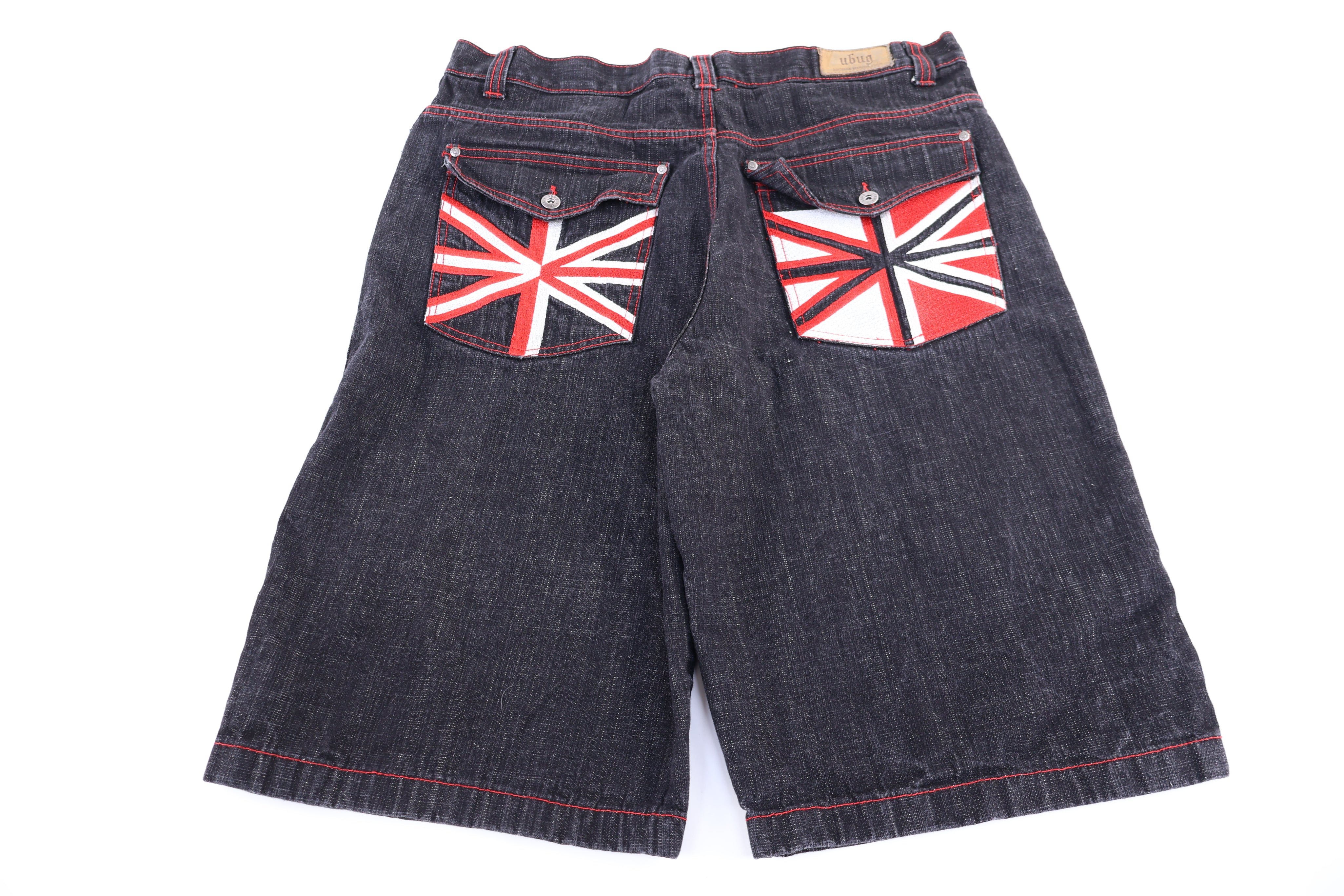 Y2K UBUG Embroidered Denim Shorts