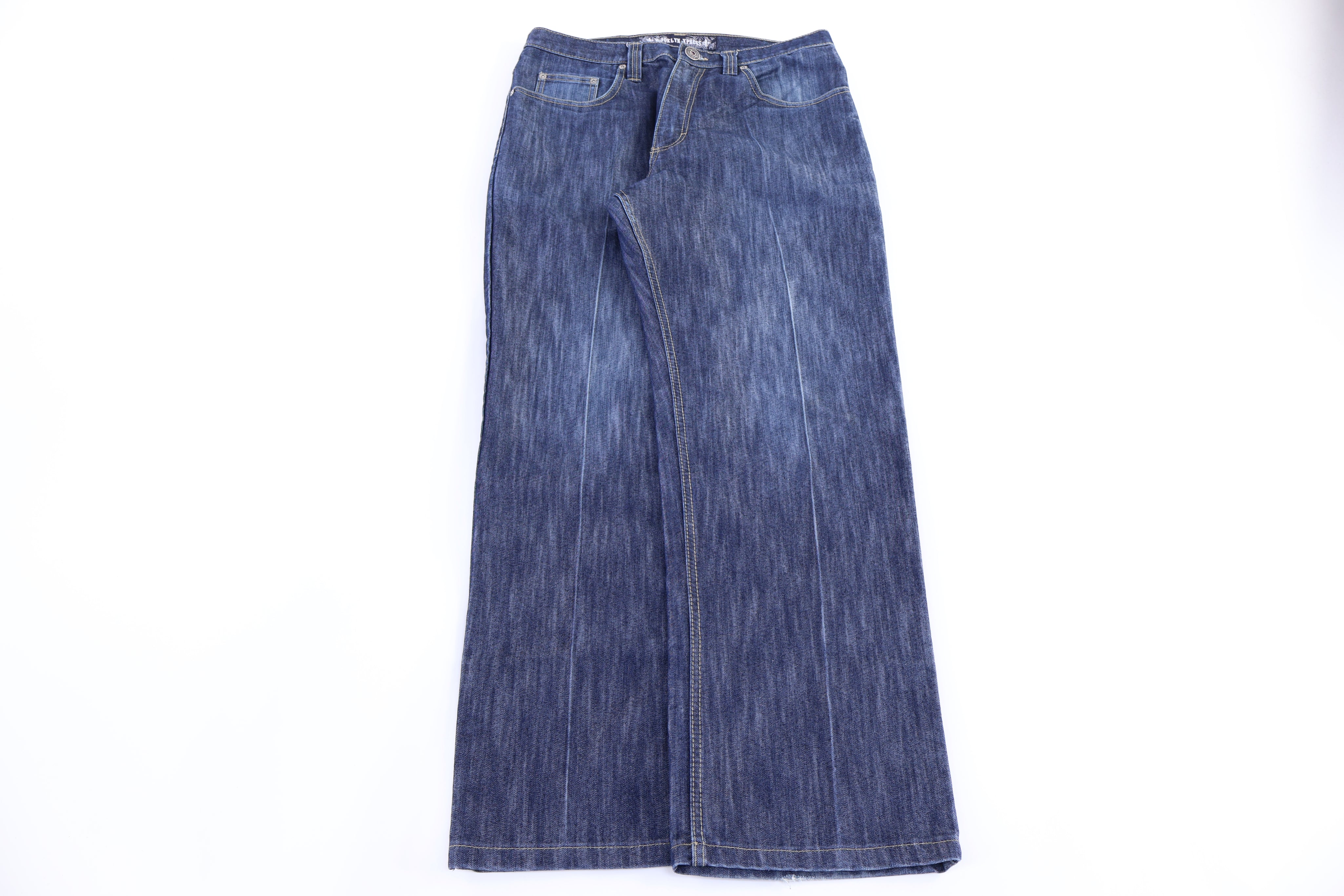 Y2K Brooklyn Xpress Dark Wash Denim Jeans