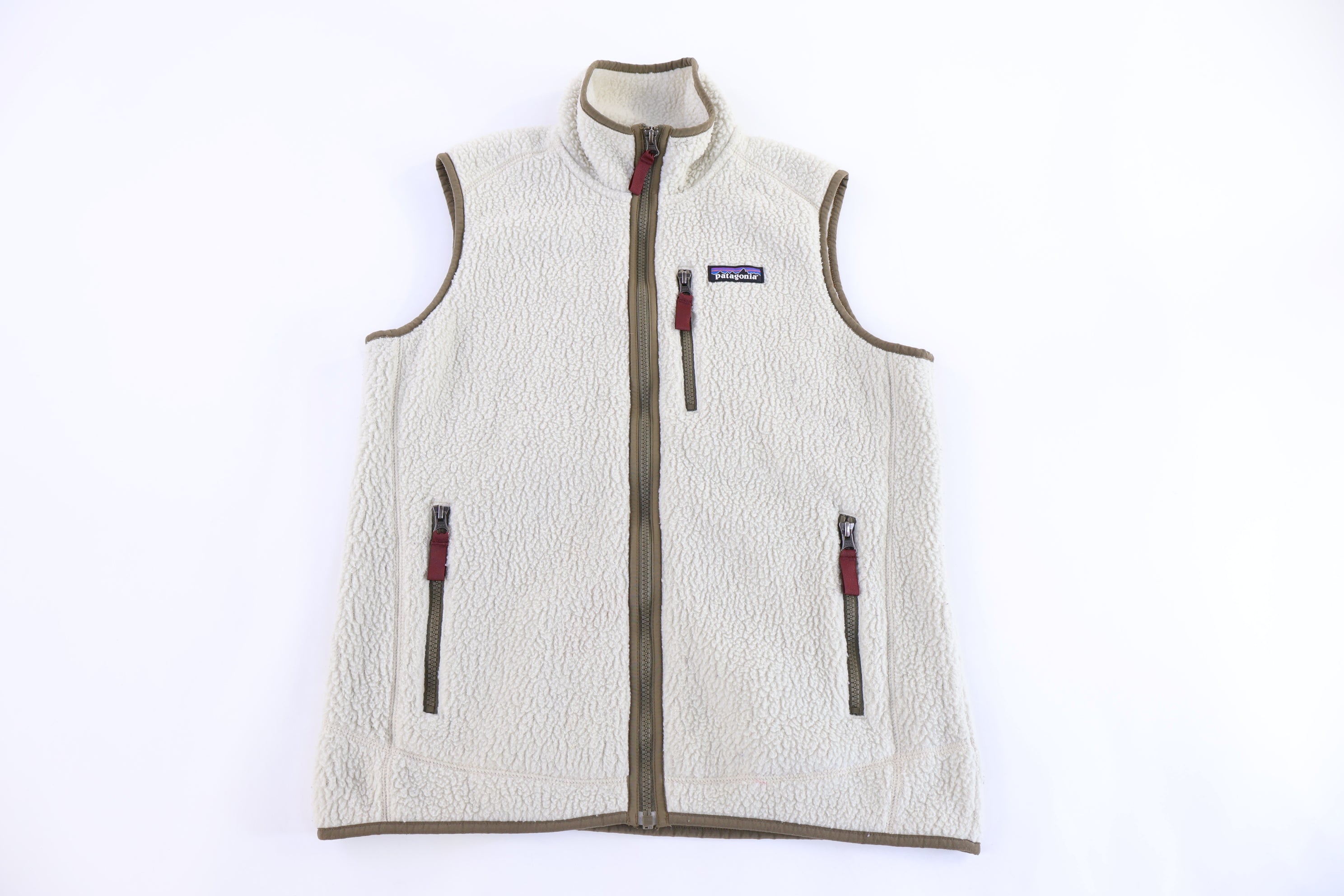 Women's Patagonia Logo Patch Sherpa Full Zip Vest