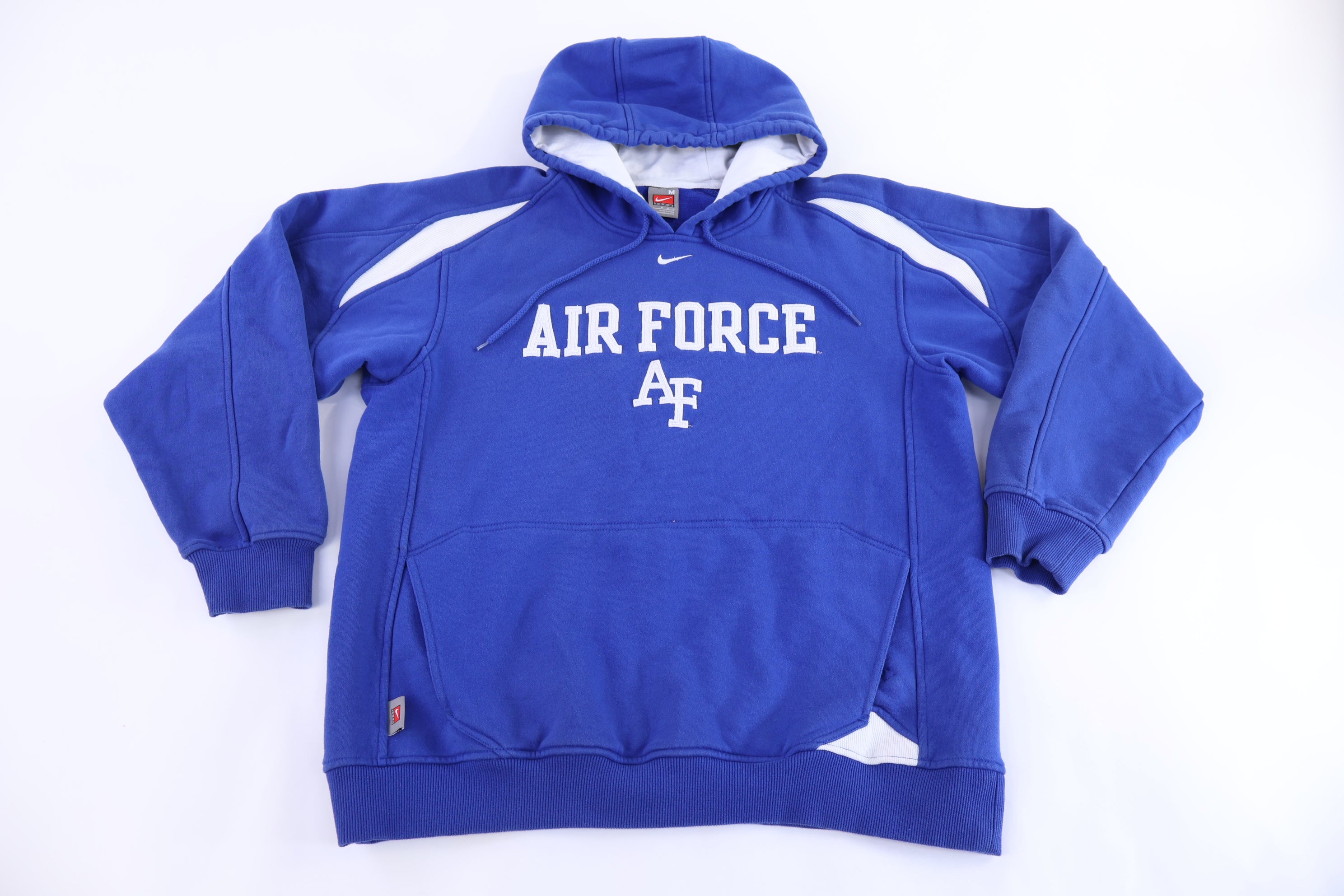 Vintage Nike Air Force Blue & White Pullover Hoodie