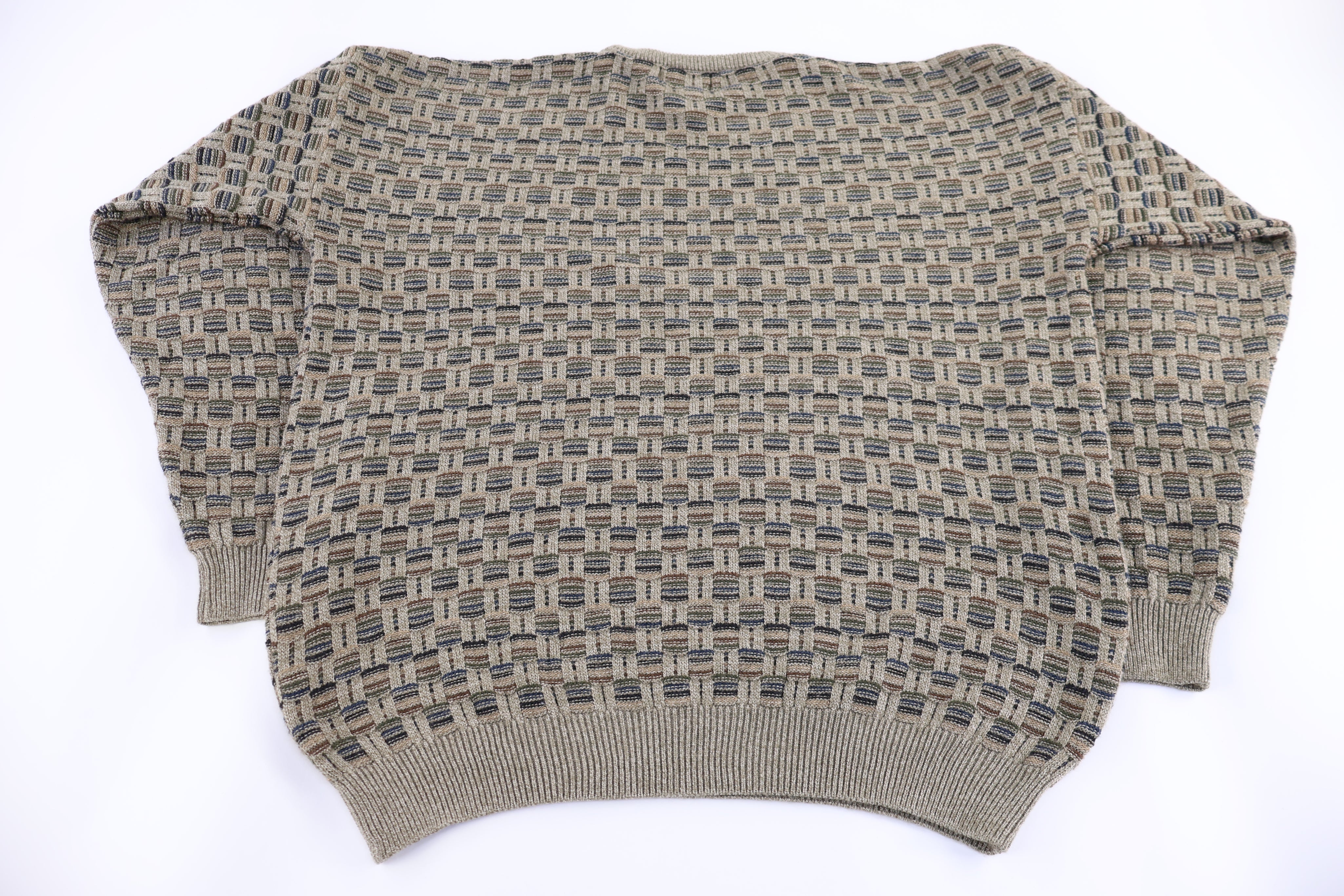 90's Serafini Multipattern Knit Sweater
