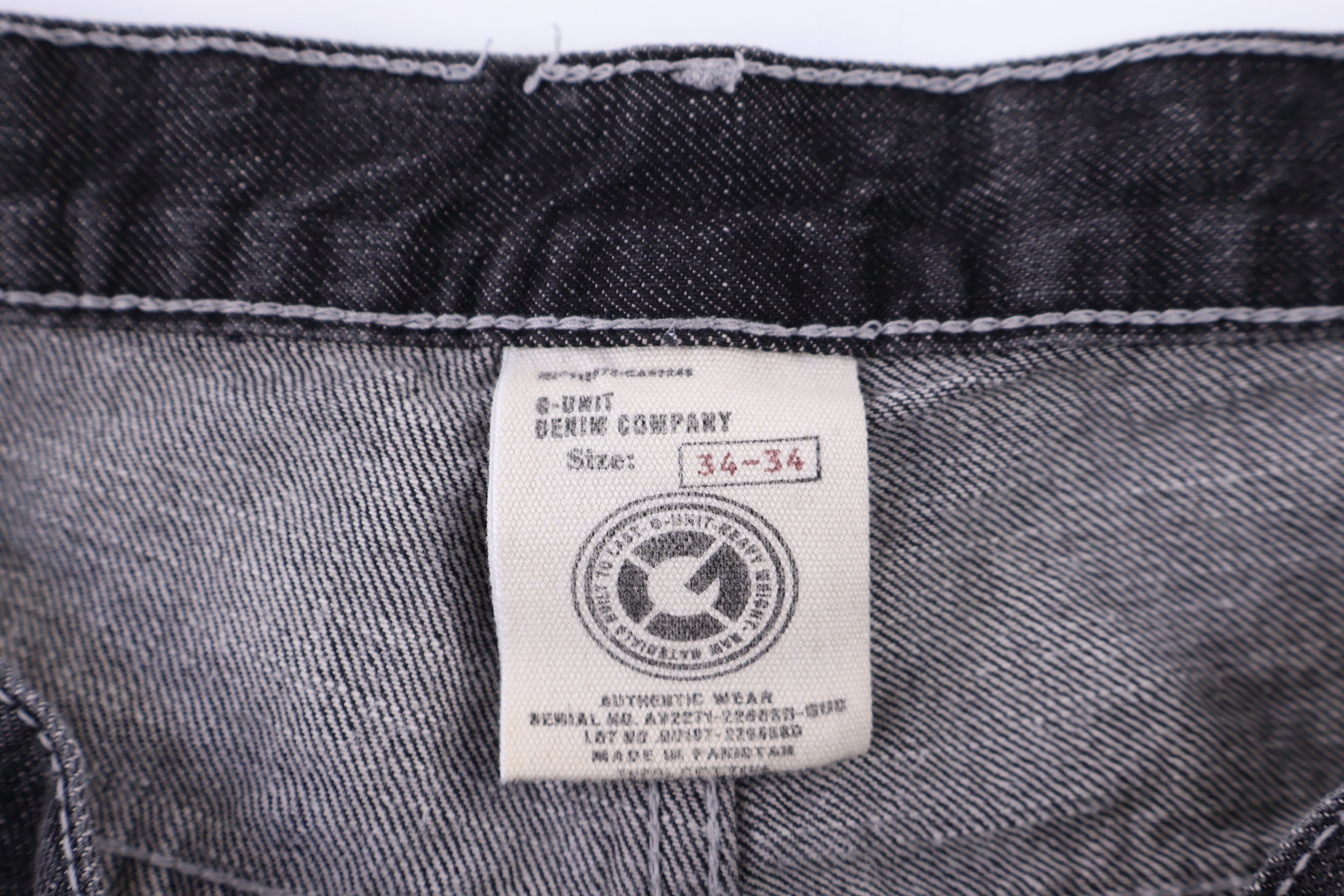 Y2K G Unit Dark Wash Denim Jeans