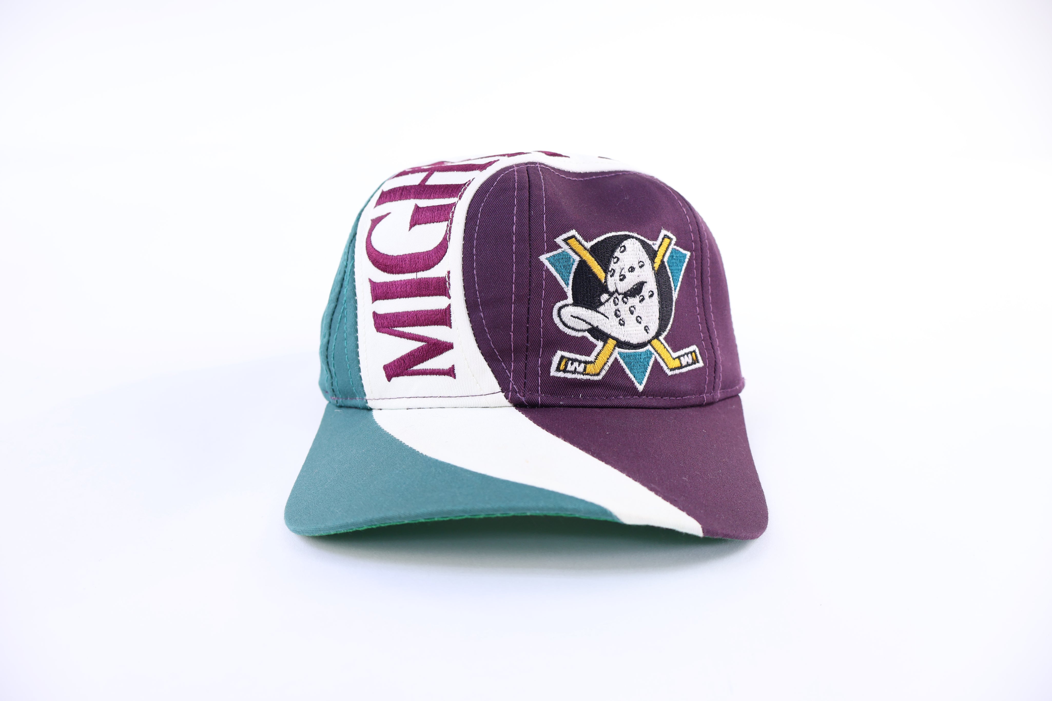 90's Anaheim Mighty Ducks Hockey Snapback Hat