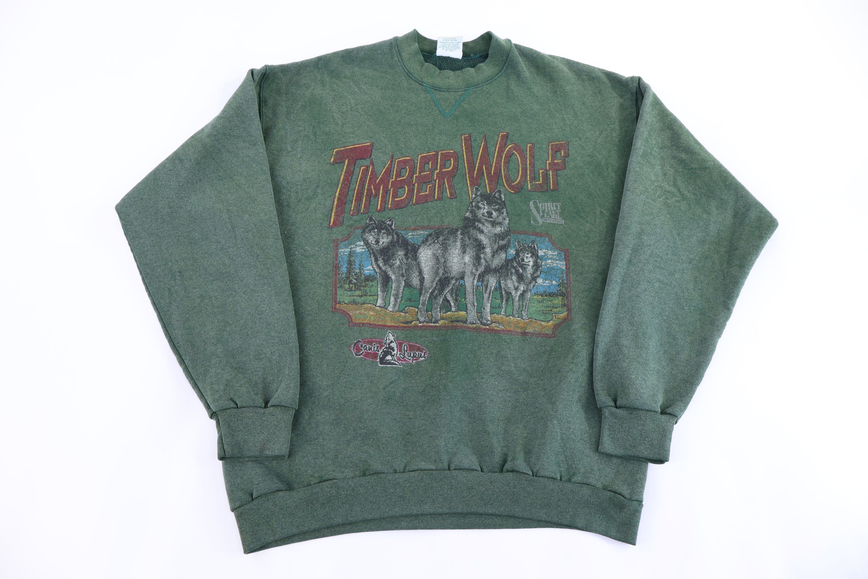 90's Spirit Lake Outfitters Timberwolves Graphic Sweatshirt