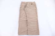 Carhartt Logo Patch Tan Pants
