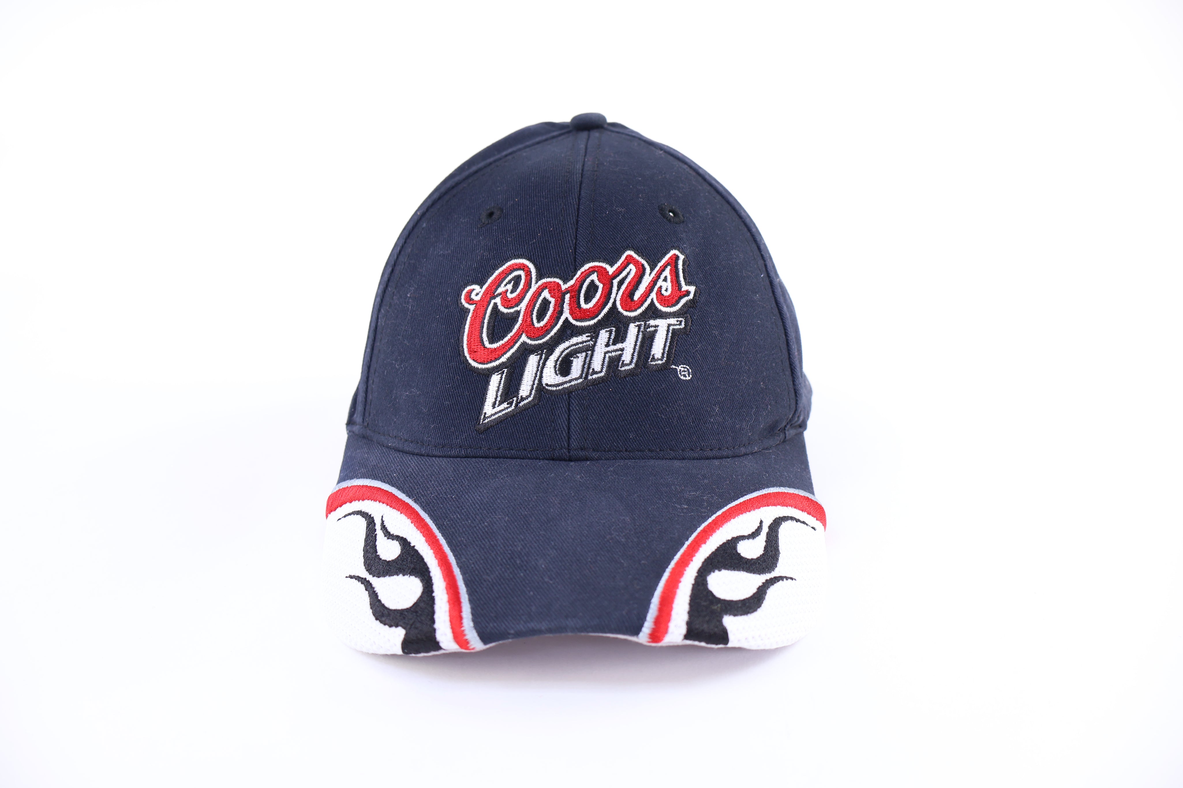 Vintage Coors Light Racing Flames Hat