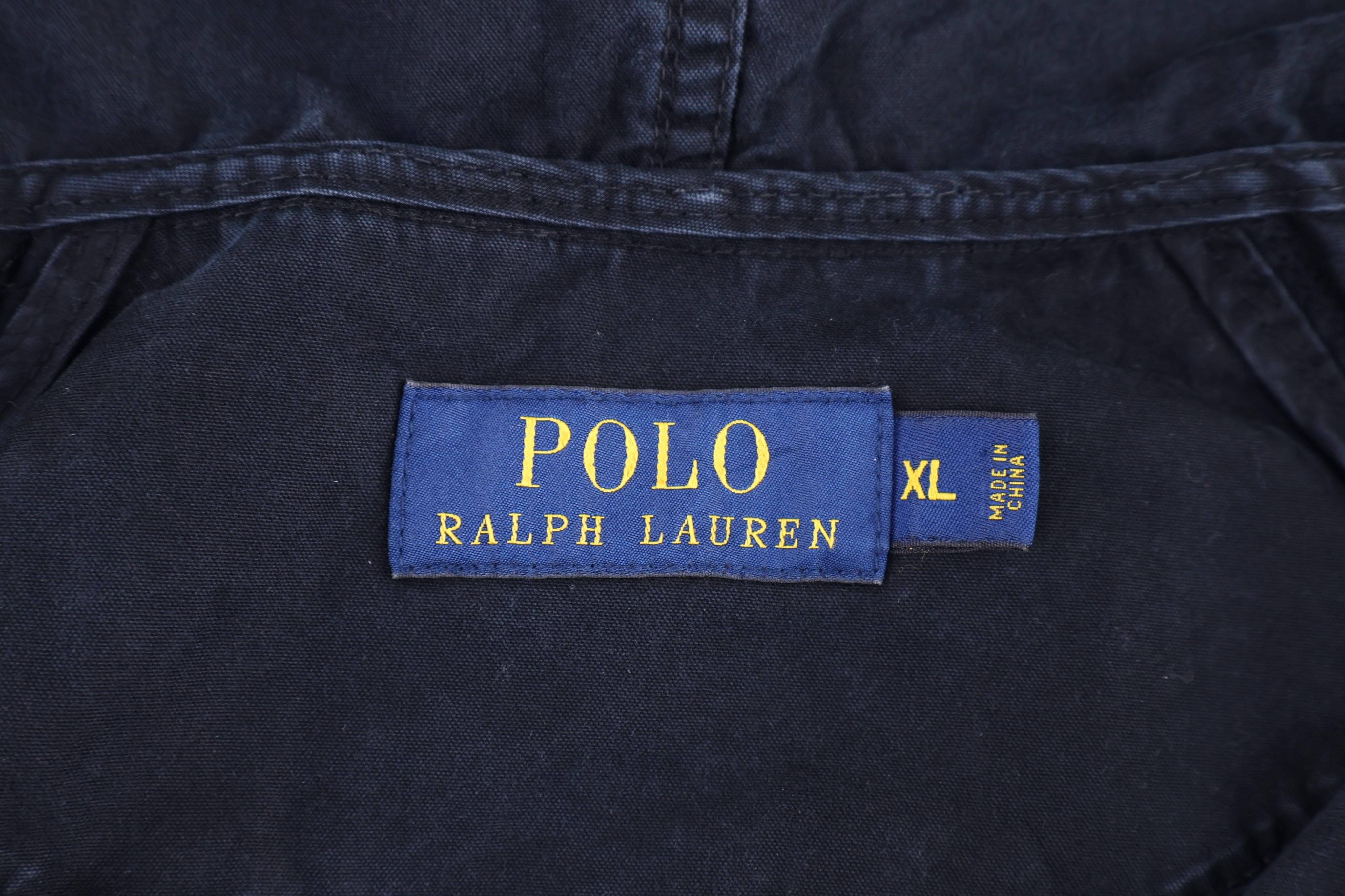 Polo Ralph Lauren Embroidered Logo Black Full Zip Jacket