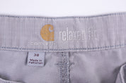 Carhartt Logo Patch Grey Cargo Shorts